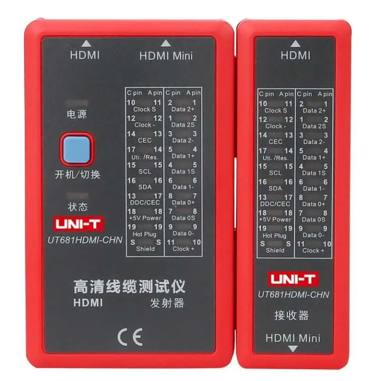 Probador HDMI UNI-T